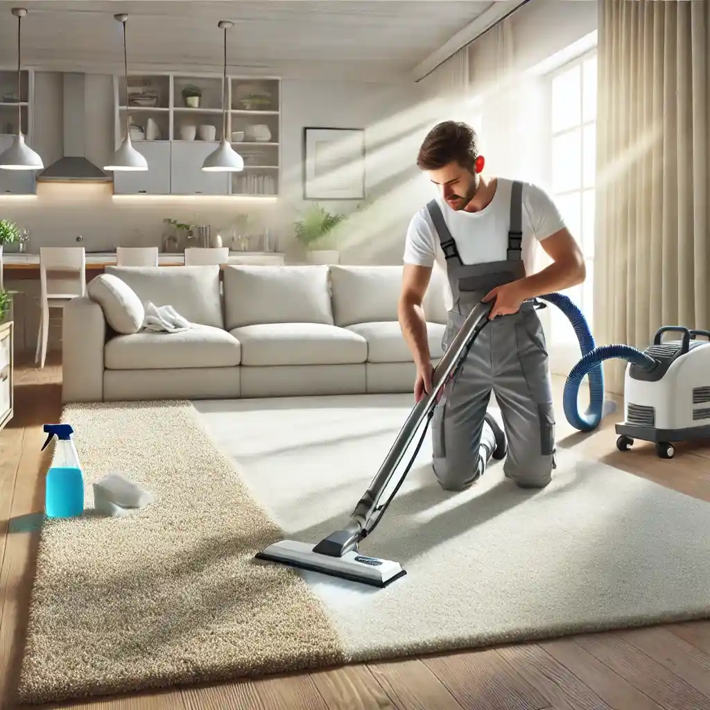 موکت شویی - موکت شویی در محل